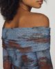Maeve Aleda Mesh Off-Shoulder Top - 4