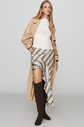 Maeve Asymmetrical Hanky-Hem Skirt