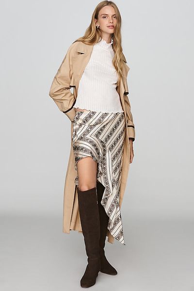 Maeve Asymmetrical Hanky-Hem Skirt