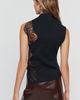 Maeve Asymmetrical Lace Ponte Top - 3