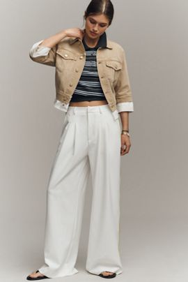 Maeve Avery Knit Track Pants by Maeve