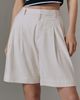 Maeve Avery Linen Stretch Pleated Shorts - 2