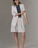 Maeve Avery Linen Stretch Pleated Shorts - 3