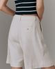 Maeve Avery Linen Stretch Pleated Shorts - 4