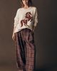 Maeve Avery Wide-Leg Pleated Trousers Pants - 1