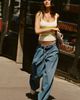 Maeve Belted High-Rise Relaxed Barrel Jeans - 1