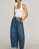 Maeve Belted High-Rise Relaxed Barrel Jeans - 2