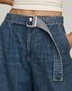 Maeve Belted High-Rise Relaxed Barrel Jeans - 6