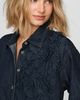 Maeve Bettina 100% Cotton Denim Tiered Mini Shirtdress - 3