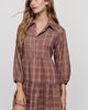 Maeve Bettina Plaid Mini Shirtdress - 1