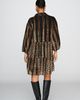 Maeve Bettina Velvet Tiered Mini Shirtdress - 2