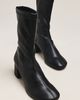 Maeve Block Heel Sock Boots - 1