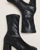 Maeve Block Heel Sock Boots - 2