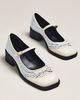 Maeve Bow Mary Jane Brogue Heels - 2