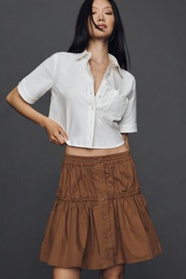Maeve Buttondown Skirt
