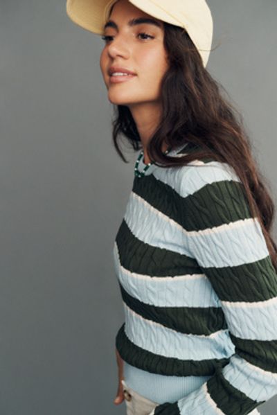 Maeve Cable-Knit Pullover Sweater