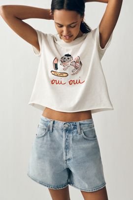 Maeve Caitlin Cotton Boxy Tee by Nikki Ackerman