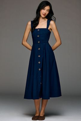 Maeve Cap Sleeve Midi Dress