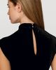 Maeve Charlette Velvet Mock Neck Midi Dress - 2