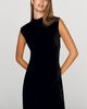 Maeve Charlette Velvet Mock Neck Midi Dress - 3