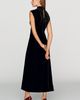 Maeve Charlette Velvet Mock Neck Midi Dress - 4