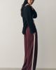 Maeve Check Wide Leg Track Pants - 2