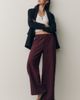 Maeve Check Wide Leg Track Pants - 4