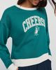 Maeve Cheers! Cotton Blend Graphic Sweatshirt - 3