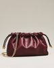 Maeve Cinched Leather Clutch - 1