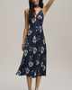 Maeve Clara Scarf-Neck Midi Dress - 1