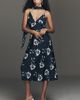 Maeve Clara Scarf-Neck Midi Dress - 5