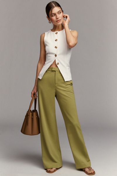 Maeve Clean Knit Trousers Pants