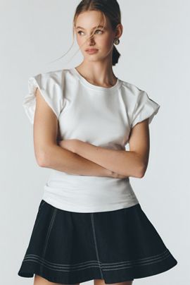 Maeve Cloud Flutter-Sleeve Tee