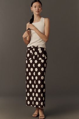 Maeve Colette Belted Maxi Skirt