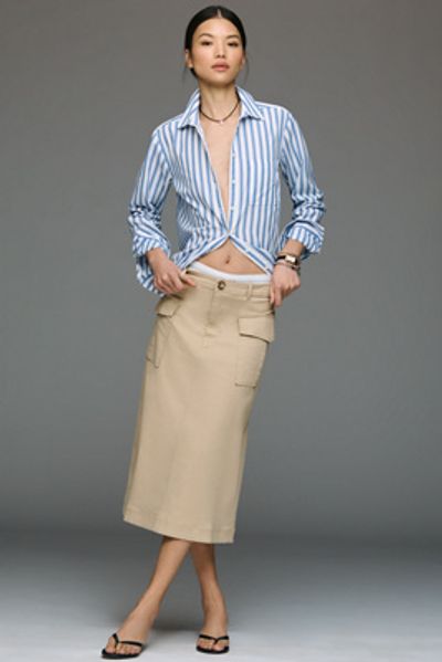 Maeve Colette Cargo A-Line Skirt by Maeve