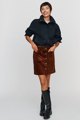 Maeve Colette Corduroy Mini Skirt