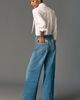 Maeve Colette Embroidered High-Rise Wide-Leg Full-Length Jeans - 2