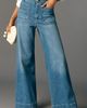 Maeve Colette Embroidered High-Rise Wide-Leg Full-Length Jeans - 3