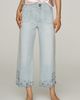 Maeve Colette Eyelet High-Rise Wide-Leg Cropped Jeans - 2