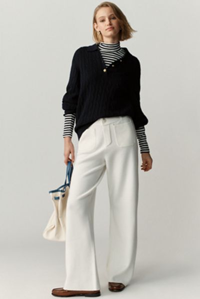 Maeve Colette Full-Length Sweater Pants by Maeve