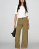 Maeve Colette Knit Cutwork High-Rise Wide-Leg Cropped Pants - 1