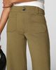 Maeve Colette Knit Cutwork High-Rise Wide-Leg Cropped Pants - 2