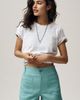 Maeve Colette Linen Stretch High-Rise Shorts - 1