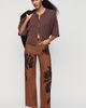 Maeve Colette Printed Wide-Leg Full-Length Pants - 1