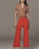 Maeve Colette Ruffle-Hem High-Rise Wide-Leg Pants in Magic Fabric - 1
