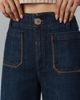 Maeve Colette Whipstitch Crop Wide-Leg Jeans by Maeve - 4