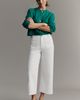 Maeve Colette Whipstitch High-Rise Crop Wide Leg Jeans by Maeve - 1