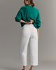 Maeve Colette Whipstitch High-Rise Crop Wide Leg Jeans by Maeve - 4