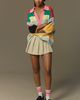 Maeve Collared V-Neck Short-Sleeve Rugby Sweater - 4