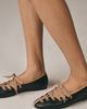 Maeve Contrast Lace-Up Ballet Flats - 5